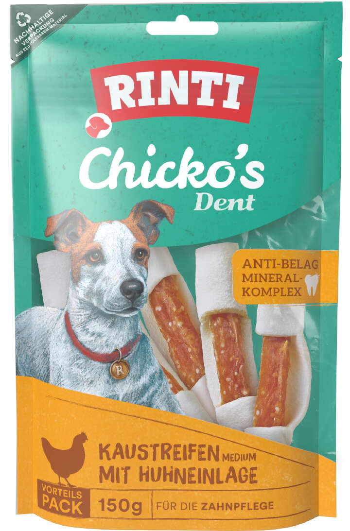 RINTI Hundeleckerlis Chicko Dent Huhn